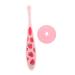 Minkissy toothbrush kids toothbrush childrens toothbrush baby accessories glove clips for children toddler baby supply baby accessory manual detergent baby products travel stk pink 1 piece (1 Pack) pink