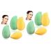 FRCOLOR 8 Pcs Beauty Egg Round Makeup Face Makeup Tools Cosmetic Puffs Fruit Powder Puffs Esponjas Para Cream Women Makeup Supplies Miss Make up Polyurethane Makeup Foundation