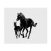 Azeeda 2 x Microfiber Glasses Cleaning Cloths with Mare and Foal (LC00020560)