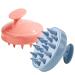 Hair massage brush 2PCs silicone ridge care hair root for peeling and head massage are used scalp massage brush shampoo brush stimulates hair growth (blue)