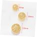 Vintage Spacer Beads- Designed with Unique Hollow Style Make it Chic and Special. Golden 1.2X1.2cm - Buy Online on GoSupps.com