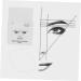 PLAFOPE Premium Eyebrow Corrector Eye Brow Corrector Brow Map Line Eyebrow Mapper Tool Ink White 4.6x1.8x7.5cm White - Buy Online on GoSupps.com