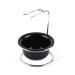 Premium Razor Planeing Soap Bowl & Chrome Shaving Set for Men - Stainless Steel Brush Holder & Black Bowl | International Shipping Available - Buy Online on GoSupps.com