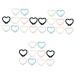 Housoutil 20 pair of mask ears mask hanging hook mask ears ear protection mask hanging ear protection mask hook silicone cover 1 piece (1 Pack) different colors x 3 pieces
