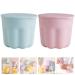 2 Sets Sky-Blue PP Washing Bowls - Makeup Brush Cleaner Kit & Beauty Tool Washer - Rinsing Bowl & Cleaning Supplies (8.5x8cm - Buy Online on GoSupps.com
