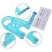 10pcs Disposable Safety Sterile Ear Piercing Gun Unit Tool With Ear Stud Asepsis Pierce Kit (Gold Pink) - Buy Online on GoSupps.com