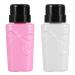 2PCs Nail Polish Remover Pump Dispenser - Portable Plastic Storage Bottle for Nail Art | Perfect Nail Tool - Buy Online on GoSupps.com