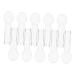 Hapinary 10 pieces of dust caps for toothbrush reusable toothbrush covers Creative toothbrush accessories Casch