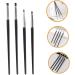 VINTORKY 4pcs Horse Hair Make up Eyeliner Brush Eye Makeup Kit Wooden Handle - Buy Online on GoSupps.com
