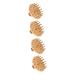 FOMIYES 4 Pieces Massage Comb Made of Beech Relaxation Massage Combs Relax Comb Massager Portable Head Massage Comb Shower Brush Hairbrush for Women Gua Wooden Tools Electric Ladies