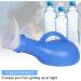 Portable 1000ml Urine Bottles for Men & Women - Unisex Plastic Pee Bottle with Lid for Travel Car & Camping - Buy Online on GoSupps.com