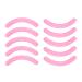 AKOAK Universal Soft High Elastic Silicone Eyelash Clip Replacement Pad Eyelash Clip Filler Pad - Pack of 10 (Light Pink)