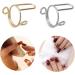 PLCPDM 10 Pack Adjustable Finger Nail Art Finger Rings Women Girl Jewelry Nail Rings Adjustable Fingertip Rings Copper Material Gold-color - Buy Online on GoSupps.com