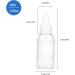 Trendbox 1oz Clear Plastic Bottles Applicator with Twist Top Cap BPA-Free - 6 Pack for Hair Oils and Liquids - Buy Online on GoSupps.com