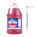 ZippySweets - Snow Cone Syrup - Watermelon Flavour Shaved Ice Syrup with Complimentary Pump - 1 Gallon Makes Up To 128 Snow Cones - Perfect for Shaved Ice Treats & Summer Parties