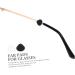 Uonlytech 56 Pairs Anti-Slip Glasses Covers & Frame Hooks - Silicone Ear Gripping Holders for Eyewear | Black & White | International Shipping - Buy Online on GoSupps.com