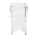 Cosmetic Makeup Cotton Pads Organizer Nail Art Cotton Wipe Storage Box Nail Art Cotton Makeup Tools(Transparent)
