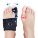 Bunion Corrector for Women and Men Adjustable Knob Bunion Corrector Big Toe Straightener Orthopedic Bunion Splint for Hallux Valgus Pain Relief (Left) Neoprene Left