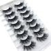 HBZGTLAD 3D Mink Eyelashes - 8 Pairs Luxury False Lashes for Long Natural Makeup Look | WD-04 - International Shipping - Buy Online on GoSupps.com