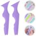 FOMIYES Eyeliner Stencils Silicone Winged Eyeliner Aid Eyebrow Pencil Stencil Tools for Women 2Pcs - Buy Online on GoSupps.com