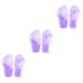 FRCOLOR 3 Pairs Hand Wax Set Foot Wax Set Paraffin Wax Cover Feet Plastic Cover Grooming Glove Paraffin Booties Plastic Foot Socks Moisturizing Gloves Nourishing Cover Spa Heating Lid