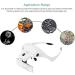 Headband Magnifier Headband Magnifier Glass LED Magnifying Glasses with Lamp 1X to 3.5X Zoom with Adjustable 5 Lens Loupe Hands Free Magnifying Glasses with 2 LED Lights Better Life - Buy Online on GoSupps.com