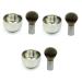 Alipis 3st inaccurate shaving cup of roof hair shaving brush shave shaving foam brush and shell men's shaving set travel rasier brush set beard brush Bartbrush man stainless steel soap mediumx3pcs as shown x 3 pieces