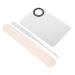 Buy 2 Sets Liquid Foundation Palette & Stainless Steel Makeup Spatulas | Portable Cosmetic Mixing Tools for Flawless Makeup - Buy Online on GoSupps.com