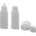 Buy Kosmetex 200ml Oval Folding Bottles - Empty White Containers for Gel Lotion & Shampoo - Set of 3 - Buy Online on GoSupps.com
