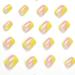 Buy Justotry 24 Pieces Lemon French Press On Nails - Short Square Wavy Acrylic Swirl Fake Nails for Women - Easy Stick On Artificial Fingernails - Buy Online on GoSupps.com