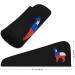Chile Flag Llama Microfiber Hair Towel Wrap | Super Absorbent Turban for Women - 10x26 Inch - Buy Online on GoSupps.com
