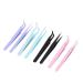 Tweezers Set Precision Tweezers High Carbon Steel Durable for Eyebrows