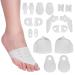 9 Pairs Silicone Finger Separators Toe Separators For Heeled Boots Hiking Playing Sports Toenail Gel Protection For Stubbed Toes Pain Relief