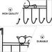 STOBAZA College Essentials 7 Door Hook s Towel Hanger Coat and Hat Hooks Coat Racks Office Iron Hook No Punching - Buy Online on GoSupps.com
