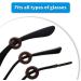 JOAOXOKO Glasses Ear Handles - 24 Silicone Bristles to Prevent Slipping for Kids & Adults - Perfect for Sunglasses - Buy Online on GoSupps.com