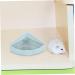 HANABASS Small Pet Ceramic Toilet Rabbit Litter Tray Chinchilla Potty Tray Rabbit Toilet Cat Toilet Ceramics 24x18.5cm Sky-blue - Buy Online on GoSupps.com