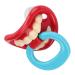 Cute Baby Pacifier Dummy - Funny Silicone Design | Safe Soft Silicone Pacifier (1 Pull Tab) - Buy Internationally - Buy Online on GoSupps.com
