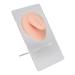 Tongue Model 3D Silicone Tongue Model Simulated Reusable Elastic for Piercing Salon for Technician (Light Beige) Light Skin Color