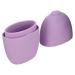 Silicone Face Ice Tray Face Beauty Tool Silicone Icing Tool Skin Ice Roller Silicone Face Ice Roller Mold Face Icing Roller Ice Holder for Face Facial Silicone Ice Roller 11.5x7cm Purple