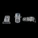 Pack of 10 Clear Plastic Clips - Multifunctional Pacifier Holders | 39 x 16 mm | International Shipping Available - Buy Online on GoSupps.com