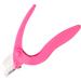 Nail Tip Clipper Edge Cutter Adjustable Plastic Fake Nail Art Cutter Trimmer for Salon Home Art Beauty Design DIY Use Rose Red - Buy Online on GoSupps.com