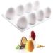 OUNONA 8 Baking Pan Cake Pan Candle Molds Soap Making Molds Bunny Silicone Mold Silicone Cake Molds Non Easter Egg Mold Silicone Fondant Molds DIY Baking Molds Eggs Bakeware 3D - Buy Online on GoSupps.com