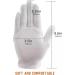 White Cotton Gloves - 12 Pairs for Moisturizing Spa Jewelry Inspection & Service | Elastic Hand Care Gloves - Buy Online on GoSupps.com