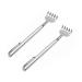 ROSENICE Telescopic Back Scratcher Stainless Steel Back and Body Massager 2 Pieces