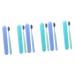 Minkissy 6-part toothbrush set sensitive toothbrushes toothpaste soft toothbrush case extra soft toothbrushes normal toothbrush manual toothbrush wheat gift travel