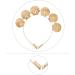 Metal Seashell Headband Faux Pearl Wedding Hairband Elegant Bridal Headwear Gold Mermaid Headpiece Beach Wedding Hair Accessories - Buy Online on GoSupps.com