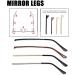 Universal Metal Eyeglass Leg Repair Tool - Non-Slip Spectacle Accessories - Replacement Frame Arm - Black - Free Size - Buy Online on GoSupps.com