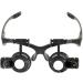 10X 15X 20X 25X LED Glasses Jeweler Watch Repair Magnifier Magnifying Double Eye Glasses Loupe Lens Measurement Tools - Buy Online on GoSupps.com