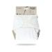 Petit lulu size 2 powy overpants (5-16 kg) |Velcro |One size diapers |Baby diaper pants |Washable & waterproof |Fleet diapers |Made in EU white