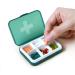 2-Pack Pill Organizer with 6 Divisions | Large Vitamin Supplement Holder for Travel & Home - Buy Online on GoSupps.com